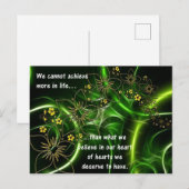 Resultaten Motivatie prijsopgave Briefkaart (Voorkant / Achterkant)