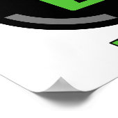 Resultaten niet vergrendeld poster (Hoek)