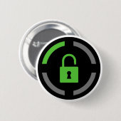 Resultaten niet vergrendeld ronde button 5,7 cm (Voorkant /achterkant)