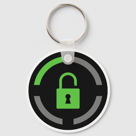 Resultaten niet vergrendeld sleutelhanger (Voorkant)