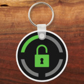 Resultaten niet vergrendeld sleutelhanger (Voorkant)