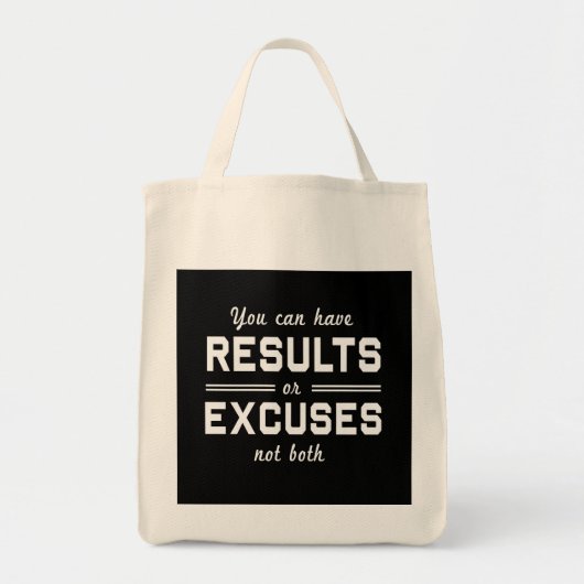 Resultaten of overschrijdingen tote bag (Voorkant)