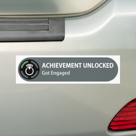 Resultaten onvergrendeld - is ingeschakeld bumpersticker (Op auto)