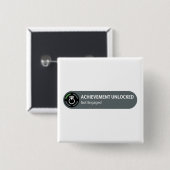 Resultaten onvergrendeld - is ingeschakeld vierkante button 5,1 cm (Voorkant /achterkant)
