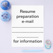 Resume flyer (Enkel)
