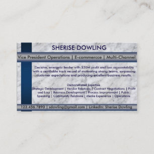 Résumé-netwerkkaarten Visitekaartje