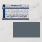 Résumé-netwerkkaarten Visitekaartje (Voorkant / Achterkant)