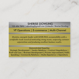 Résumé Networking-kaarten Visitekaartje