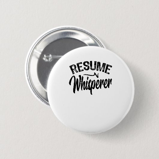 Resume Whisperer Ronde Button 5,7 Cm (Voorkant /achterkant)