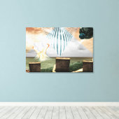 Resurrectie Canvas Afdruk (Insitu (Houten vloer))