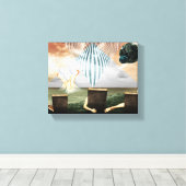 Resurrectie Canvas Afdruk (Insitu (Houten vloer))