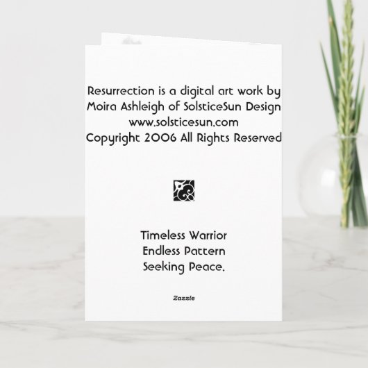 Resurrectie Kaart (Achterkant)