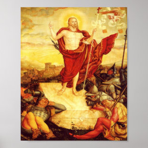 Resurrectie Of Christ By Lucas Cranach Poster