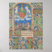 Resurrectie Pasen Medieval Manuscript Poster (Voorkant)