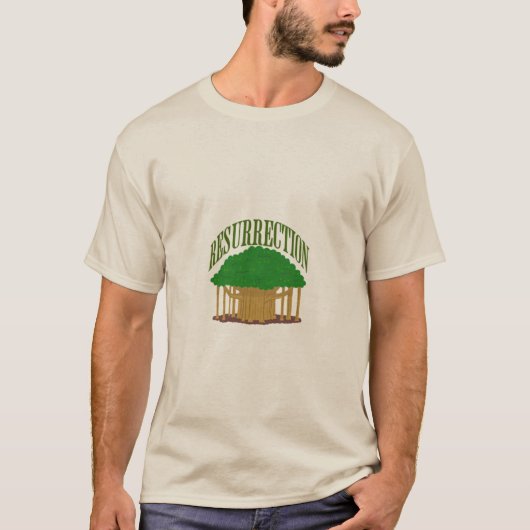 "Resurrection: Banyan Tree Symbolism T-shirt" T-shirt (Voorkant)