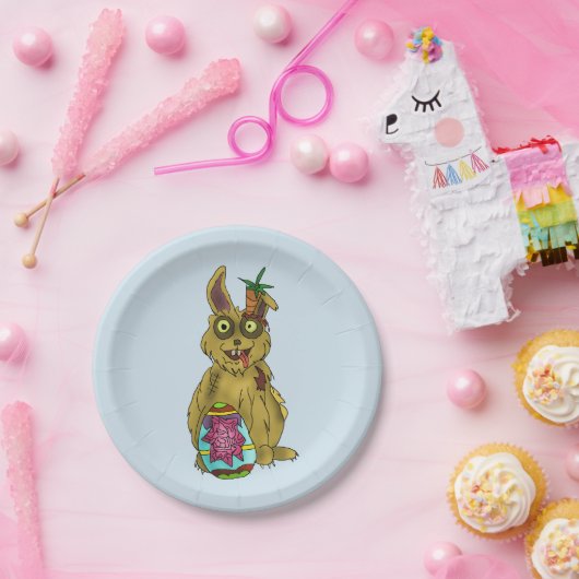 Resurrection Bunny Custom Paper Borden 7" Papieren Bordje (Feest)