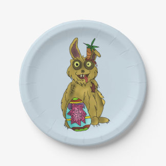 Resurrection Bunny Custom Paper Borden 7" Papieren Bordje