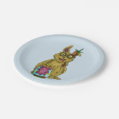 Resurrection Bunny Custom Paper Borden 7" Papieren Bordje (Gekanteld)