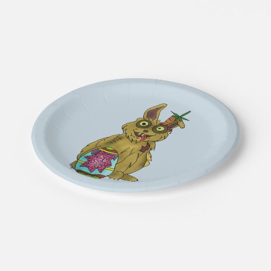 Resurrection Bunny Custom Paper Borden 7" Papieren Bordje (Gekanteld)