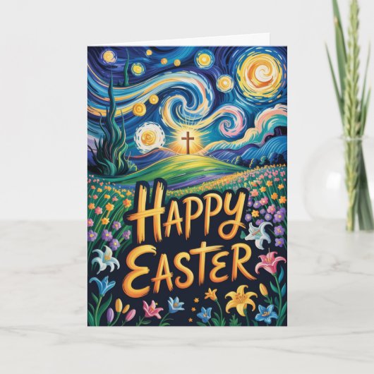 Resurrection Sunday Card Christian Easter  Kaart (Voorkant)