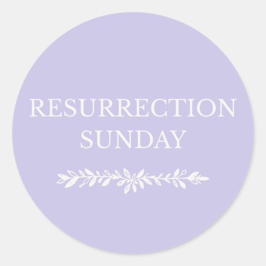 Resurrection Sunday Christian Easter Sticker (Voorkant)