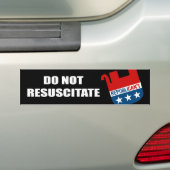 Resuscitate niet bumpersticker (Op auto)