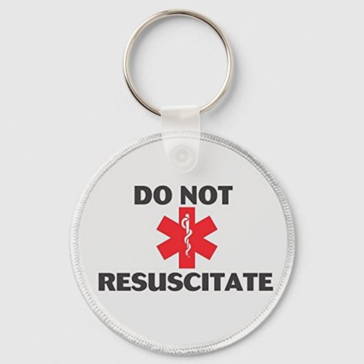 Resuscitate niet sleutelhanger (Voorkant)