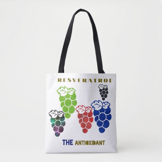 resveratrol tote bag (Voorkant)
