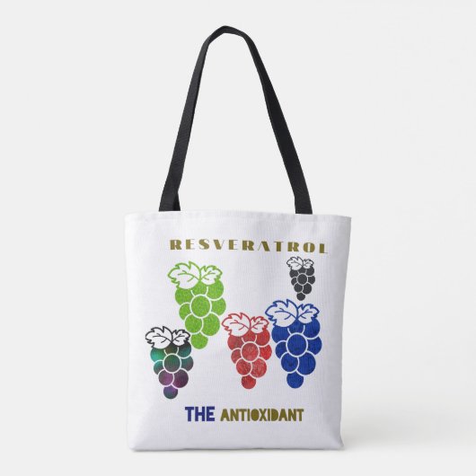 resveratrol tote bag (Achterkant)