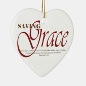 Resving Grace opslaan Keramisch Ornament (Rechts)