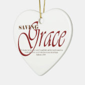 Resving Grace opslaan Keramisch Ornament (Links)