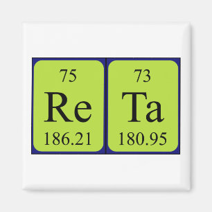 Reta periodiek table name magnet