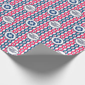 Retail Business 4 juli Diamond Logo Tekst Cadeaupapier (Hoek)