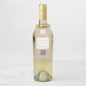 Retail Logo Bottle Hanger Labels (Op fles)