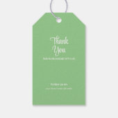 Retail Logo Hang Label Prijs Kleding Swing Labels Cadeaulabel (Achterkant)