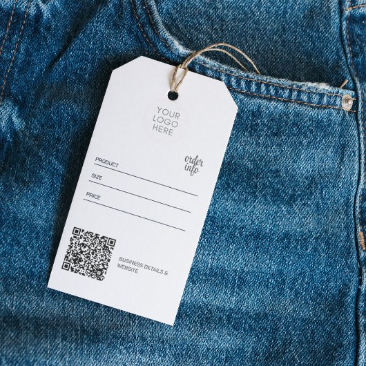Retail Logo Hang Label Prijs Kleding Swing Labels Cadeaulabel