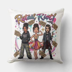 Retail Riot – Urbane, Glam & Grunge Mode Trio Kussen