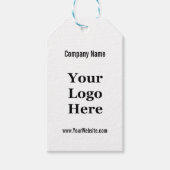 Retail Uw Logo Hier Sjabloon Prijs Label Cadeaulabel (Voorkant)