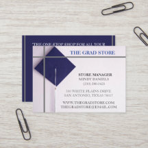 Retailer Navy & Grijs Graduation Cap