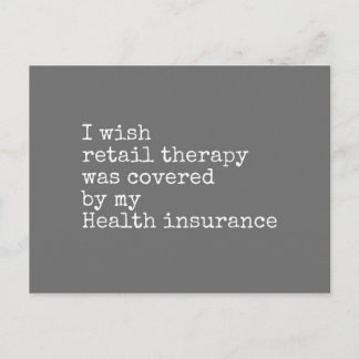 Retailtherapie Briefkaart