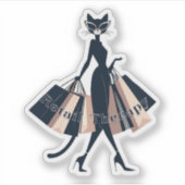 Retailtherapie Sticker (Voorkant)