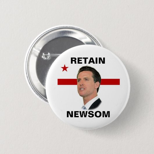Retain Newsom Ronde Button 5,7 Cm (Voorkant /achterkant)