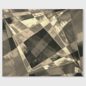 Retângulos inclinados em ton madeira ou bege. cadeaupapier (Vlak)