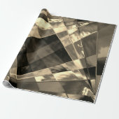 Retângulos inclinados em ton madeira ou bege. cadeaupapier (Uitgerold)