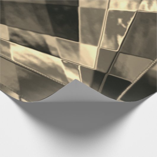 Retângulos inclinados em ton madeira ou bege. cadeaupapier (Hoek)