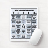 RETAR-doh Mousepad - Gepersonaliseerd - Gepersonal Muismat (Met muis)