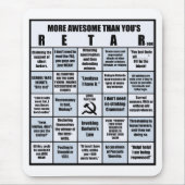 RETAR-doh Mousepad - Gepersonaliseerd - Gepersonal Muismat (Voorkant)