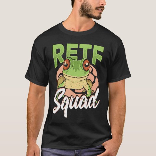 RETF Squad Rode Oog Boomkikker T-shirt (Voorkant)