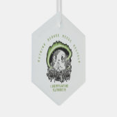 Rethink Reduce Reuse Recycle Save Earth Glas Ornament (Voorkant Rechts)