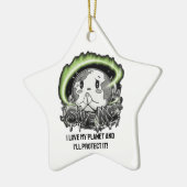 Rethink Reduce Reuse Recycle Save Earth Keramisch Ornament (Links)